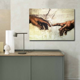 Wallity Cuadro Decorativo sobre Lienzo de Miguel Ángel 70 x 100 cm